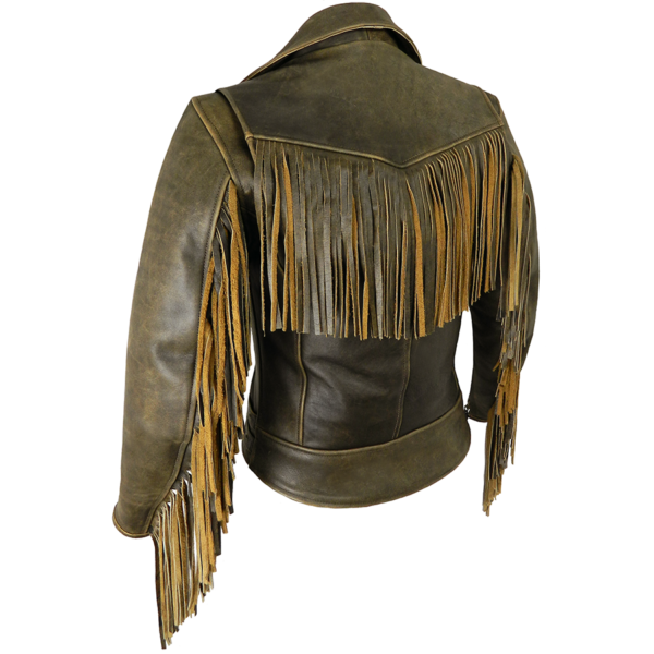 ladies-elite-fringed-brown-leather-jacket-fsw-1033